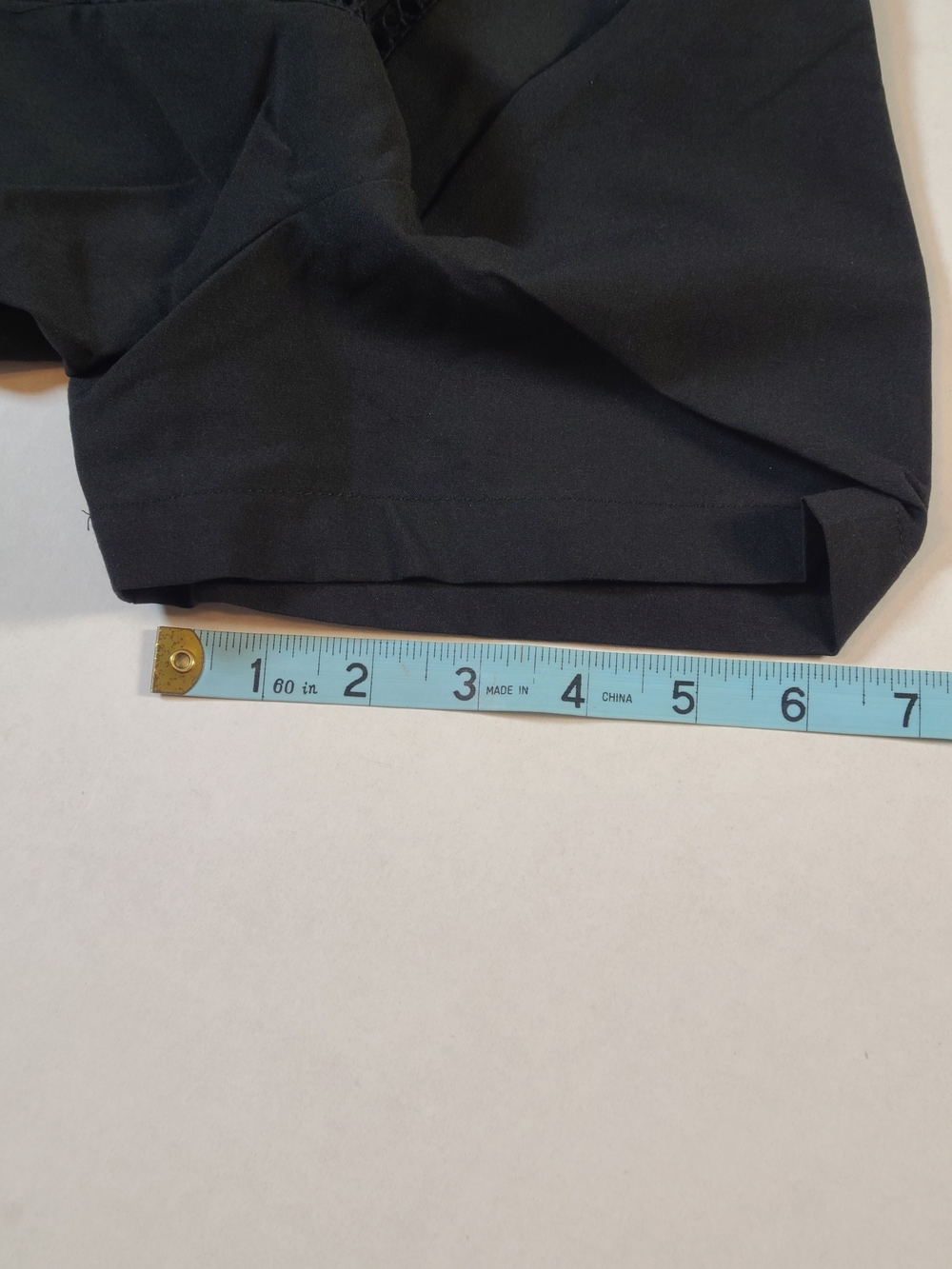 Letsee Black Short Sleeve Cuban  Guayabera Button-Up Shirt - Men's Casual Large - Picture 11 of 11